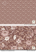 Annabelle Wallpaper in Plumwood Rose - Riverpine