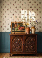 Ashthorn Wallpaper Mulled Berry - Riverpine