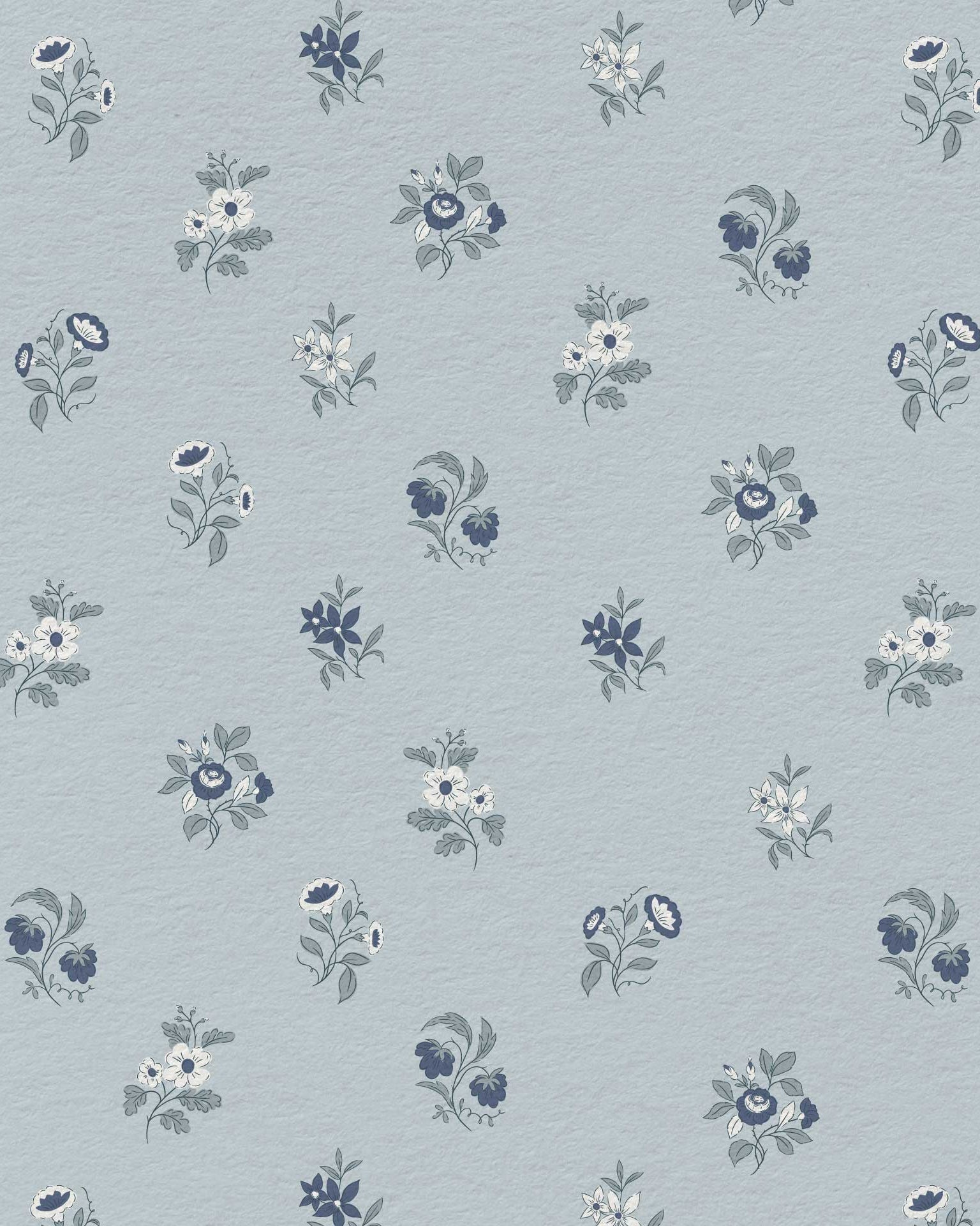 Ashthorn Wallpaper Oxford Gray - Riverpine
