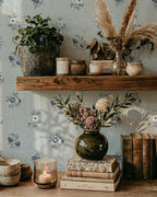 Ashthorn Wallpaper Oxford Gray - Riverpine