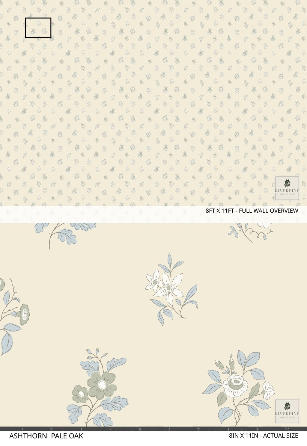 Ashthorn Wallpaper Pale Oak - Riverpine