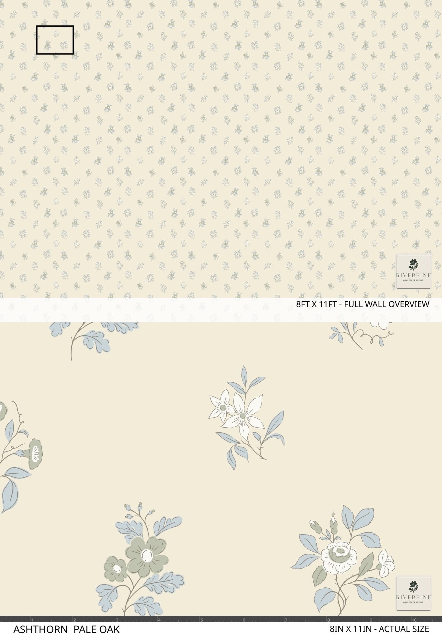 Ashthorn Wallpaper Pale Oak - Riverpine