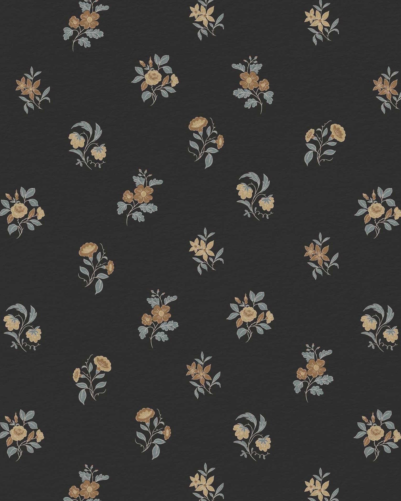 Ashthorn Wallpaper Wrought Iron - Riverpine