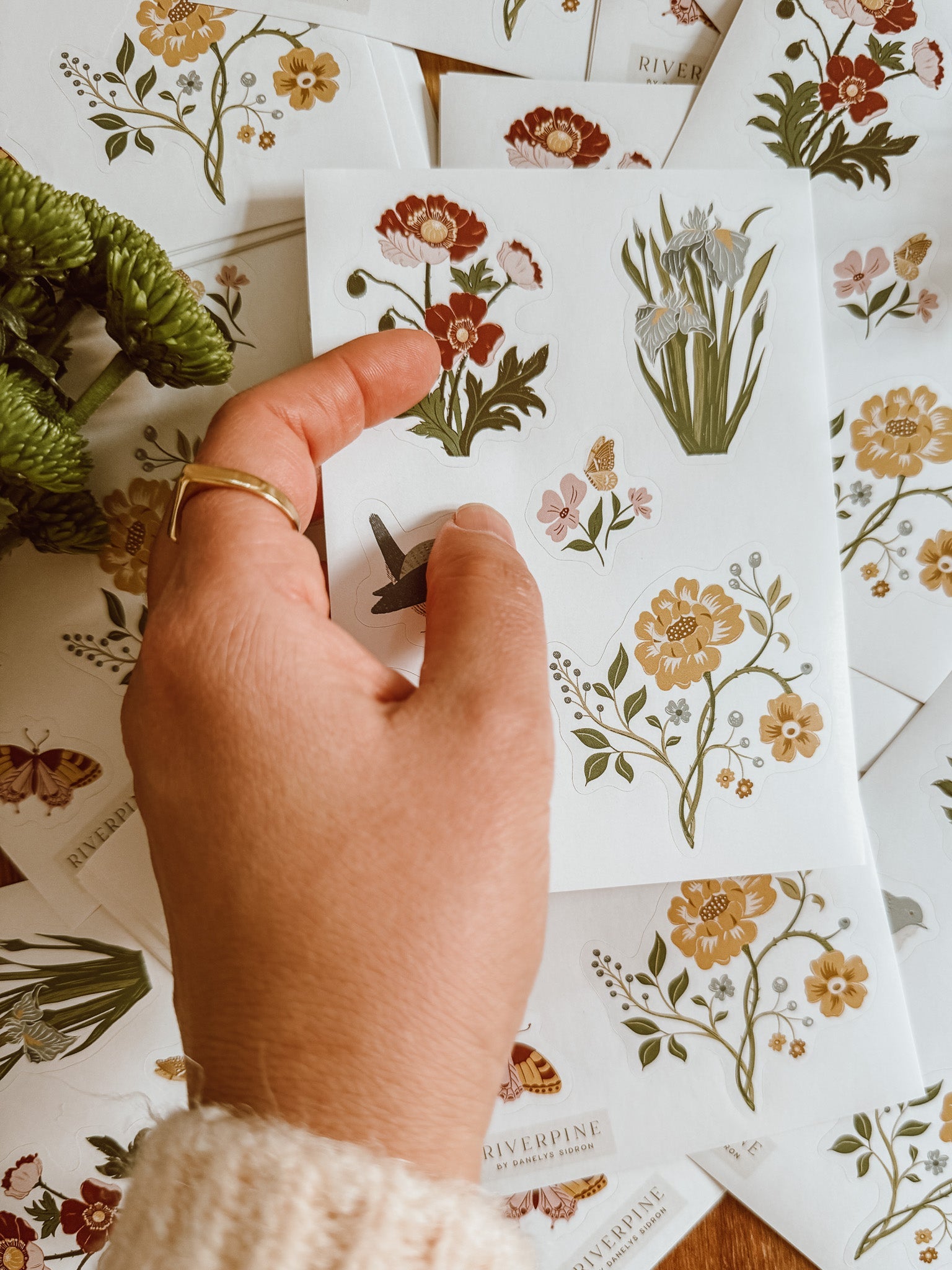 Botanical Sticker Sheet - Riverpine