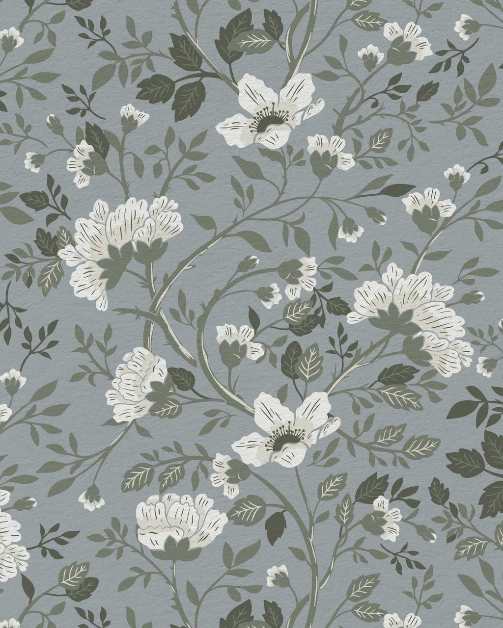 Camellia Study Wallpaper in Boothbay - Riverpine