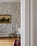 Camellia Study Wallpaper in Petal Cream - Riverpine