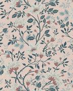 Camellia Study Wallpaper in Petal Cream - Riverpine