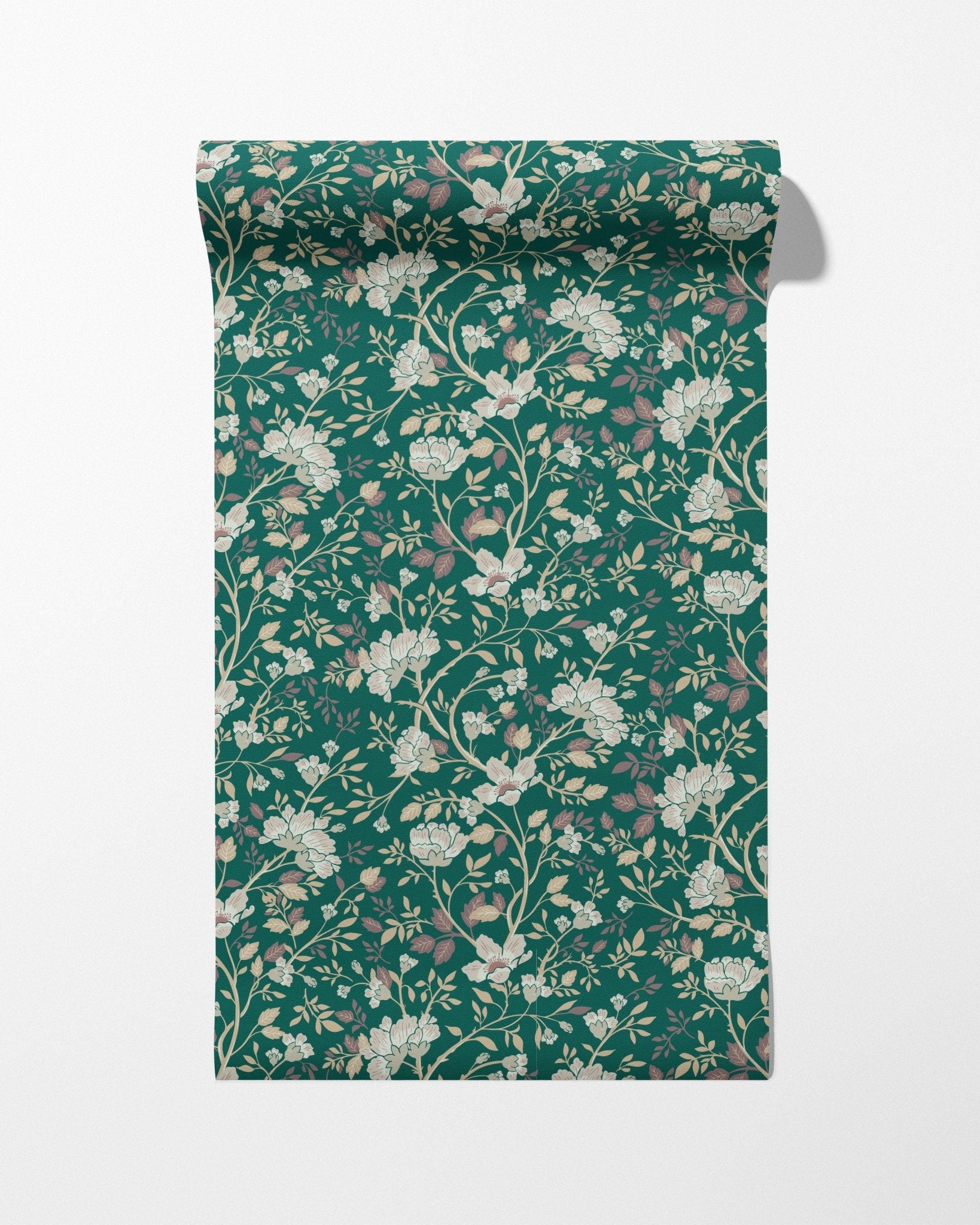 Camellia Study Wallpaper in Pine Grove - Riverpine