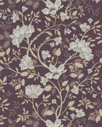 Camellia Study Wallpaper in Plumwood - Riverpine