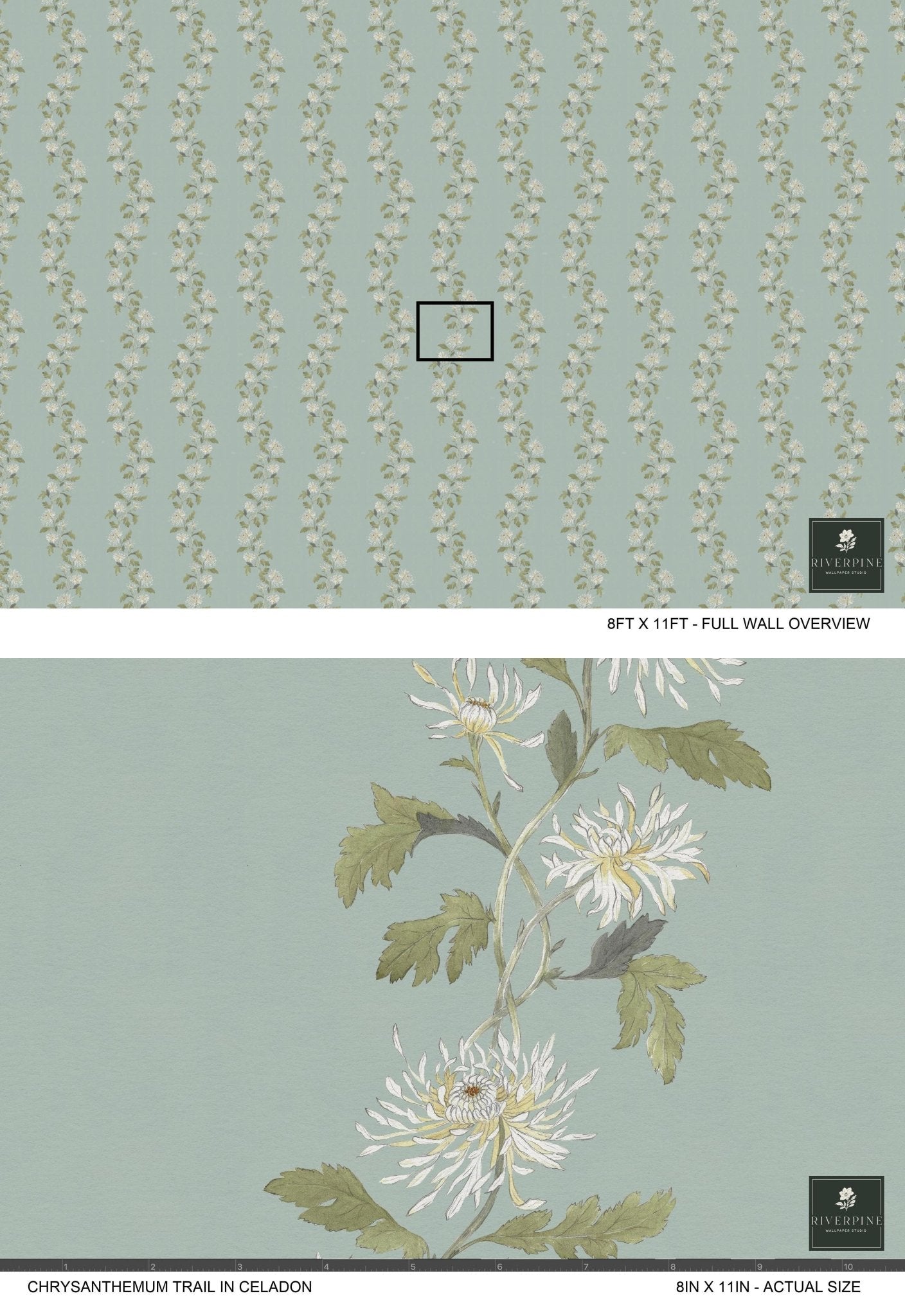 Chrysanthemum Trail in Celadon - Riverpine
