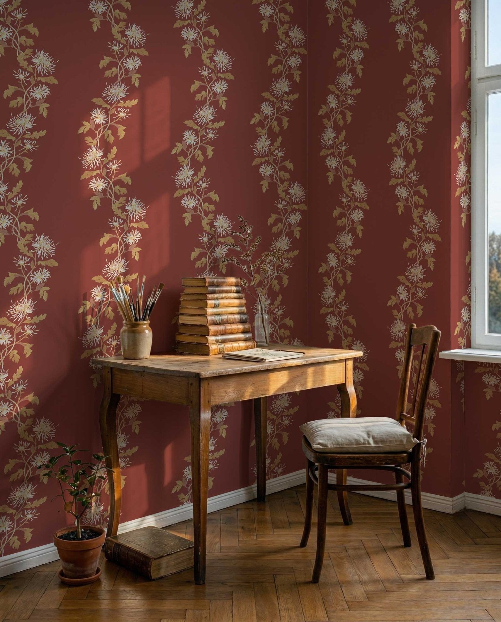 Chrysanthemum Trail in Lacquer - Riverpine