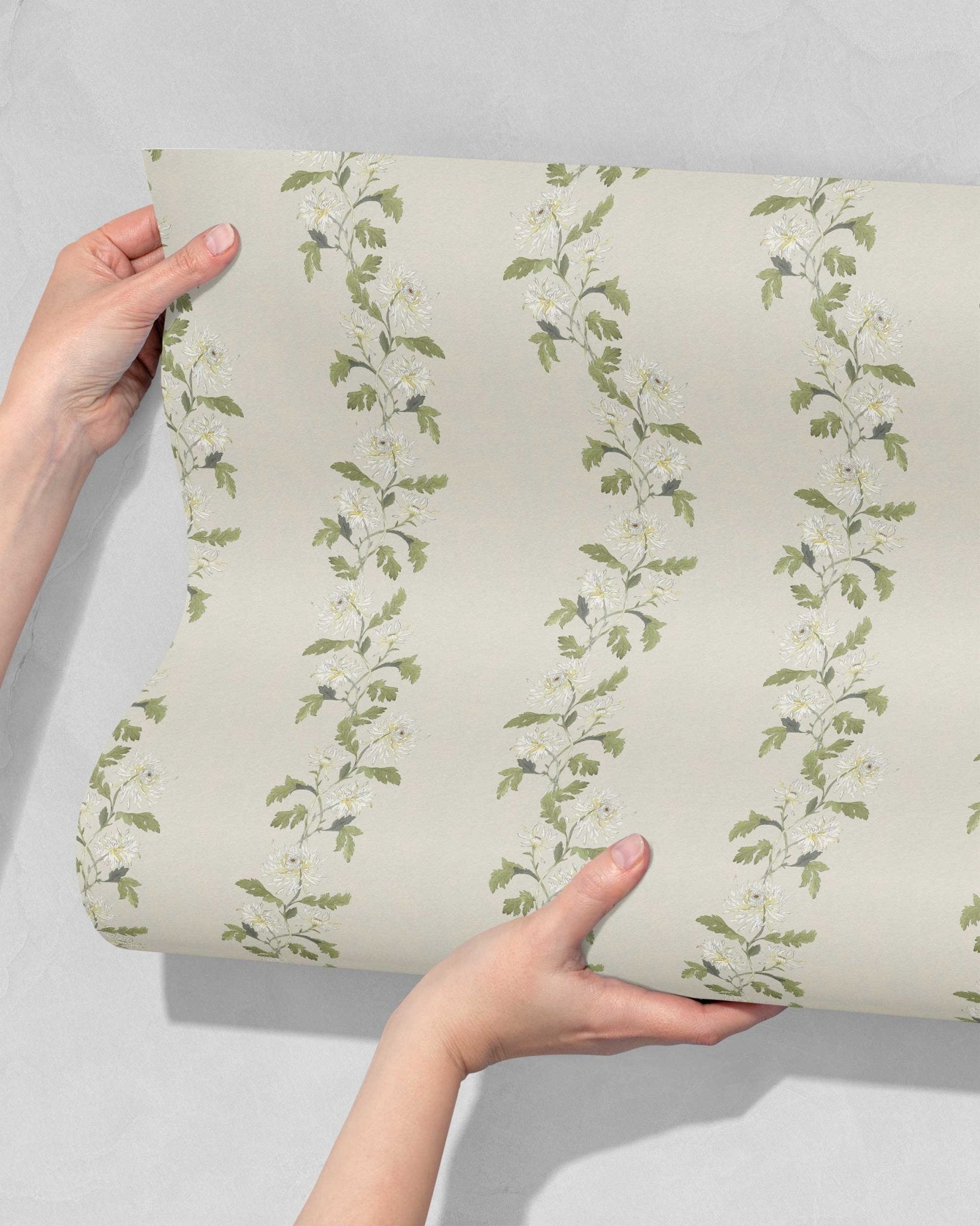 Chrysanthemum Trail in Linen - Riverpine