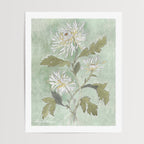 Chrysanthemum Watercolor Art Print - Riverpine