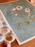 Daisy Study Watercolor Art Print - 5x7 - Riverpine