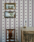 Glasshouse Stripe in Faded Mulberry - Riverpine