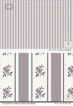 Glasshouse Stripe in Faded Mulberry - Riverpine