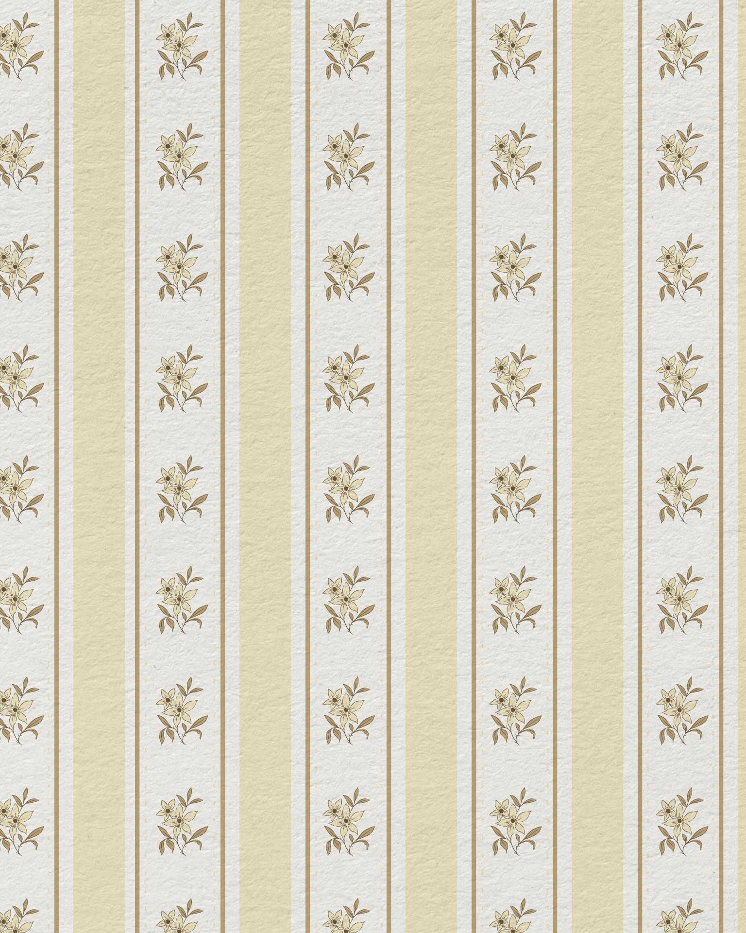 Glasshouse Stripe in Honey Cream - Riverpine