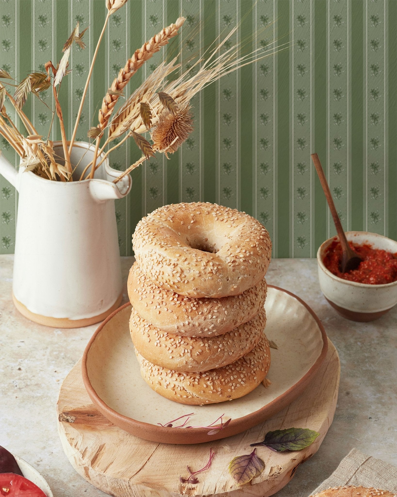 Glasshouse Stripe in Iron Sage - Riverpine