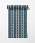 Glasshouse Stripe in Nocturne Blue - Riverpine