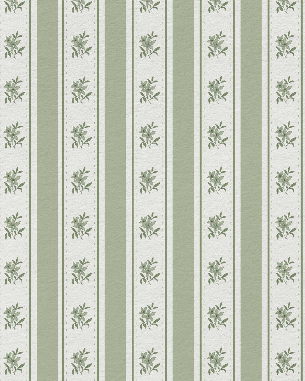 Glasshouse Stripe in Olive Feather - Riverpine