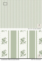 Glasshouse Stripe in Olive Feather - Riverpine