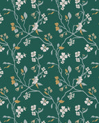 Lunaria Vine Wallpaper in Forest Glen - Riverpine
