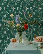 Lunaria Vine Wallpaper in Forest Glen - Riverpine