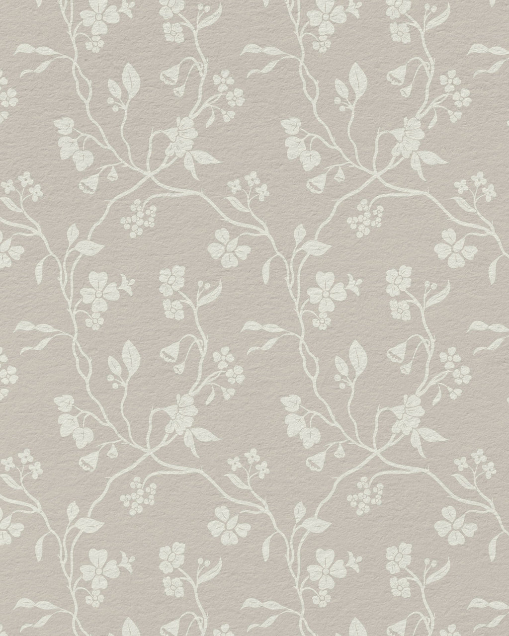 Lunaria Vine Wallpaper in Weathered Clay - Riverpine