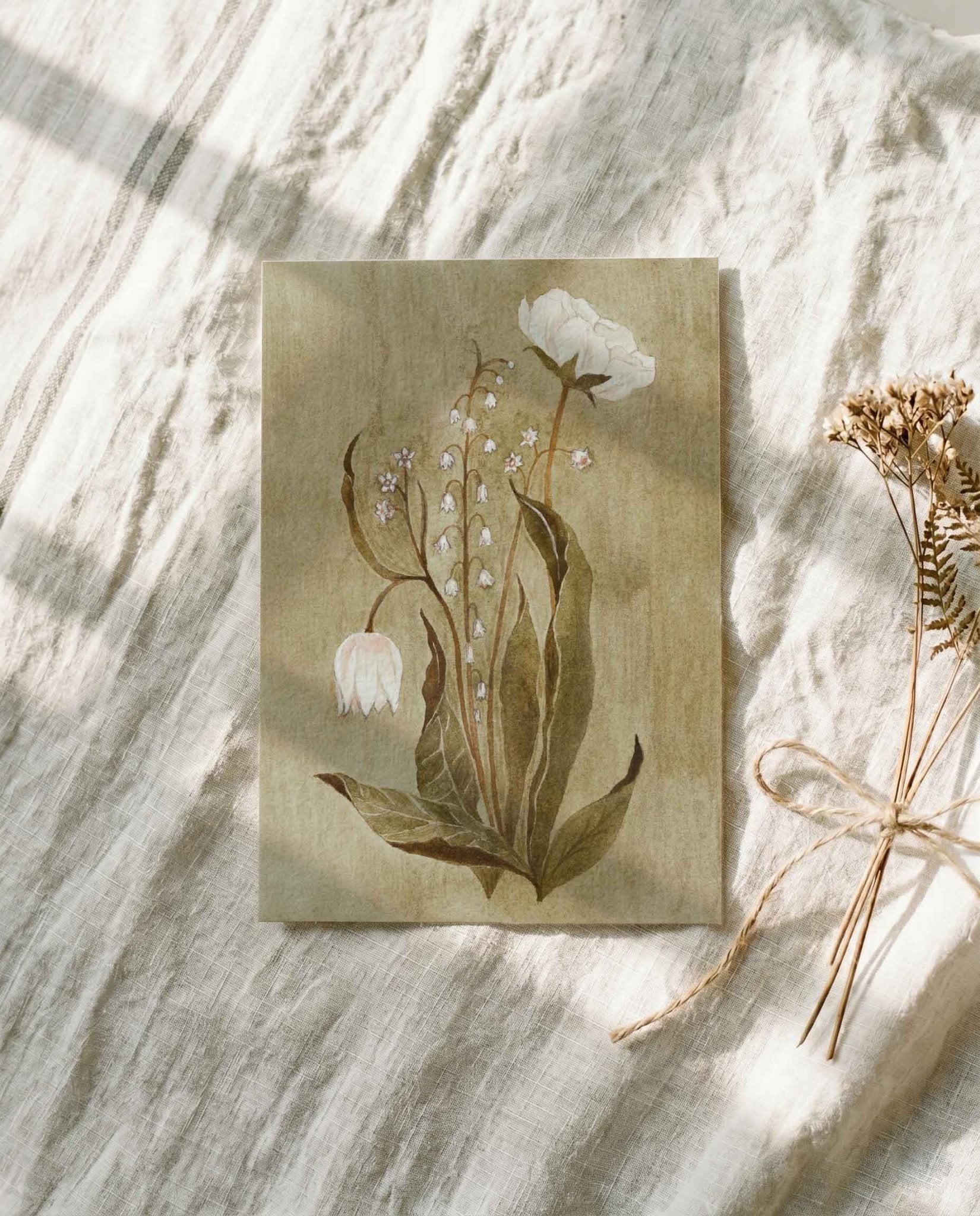 March Study Art Postcard - Riverpine