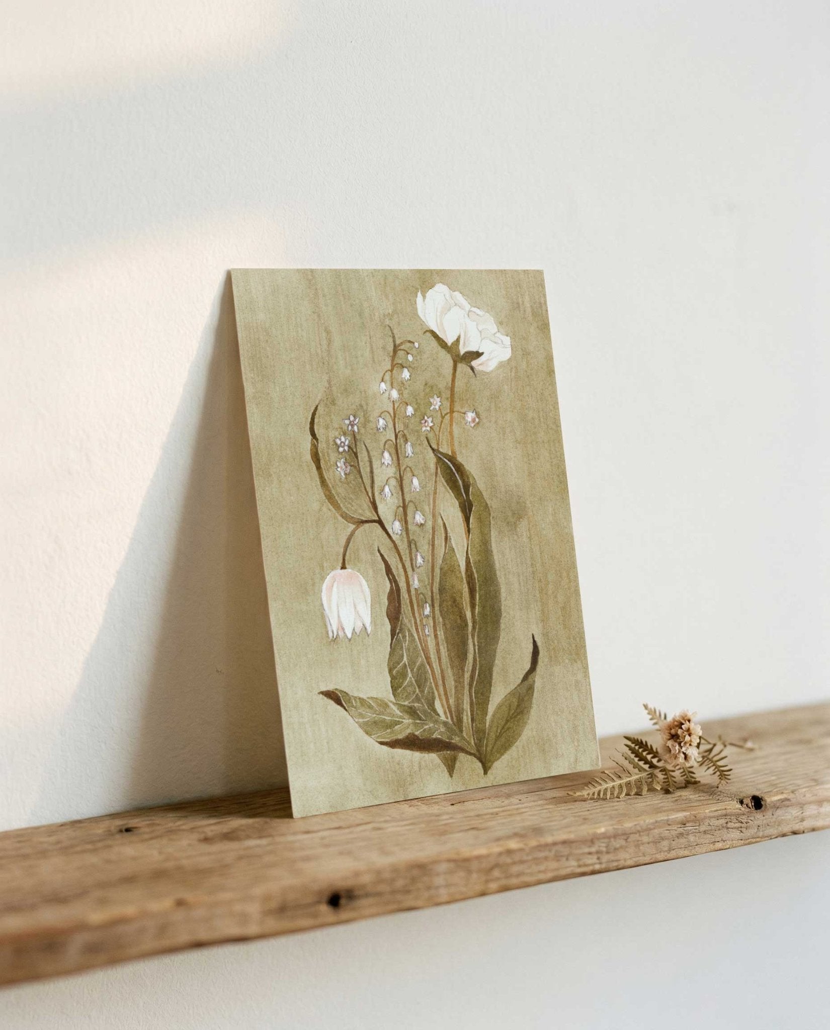 March Study Art Postcard - Riverpine