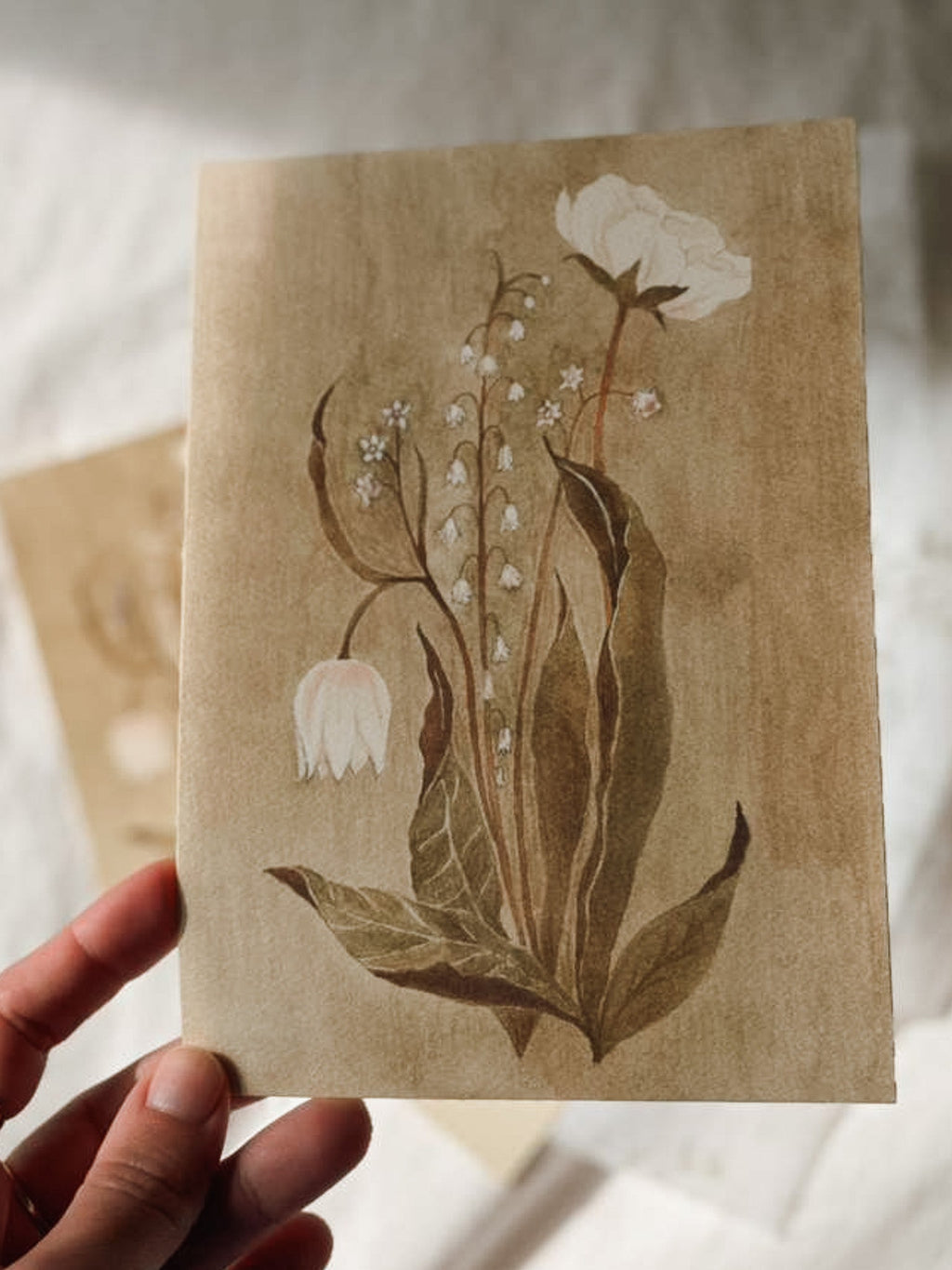 March Study Watercolor Art Print - 5x7 - Riverpine