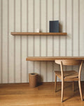 Moulding Line Wallpaper in Cool Taupe - Riverpine