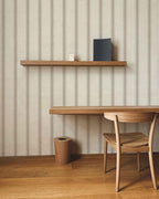Moulding Line Wallpaper in Cool Taupe - Riverpine