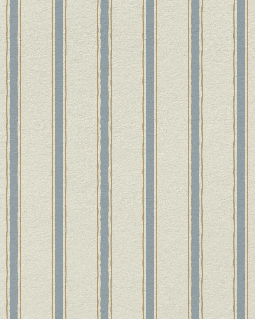 Moulding Line Wallpaper in Dusty Blue - Riverpine
