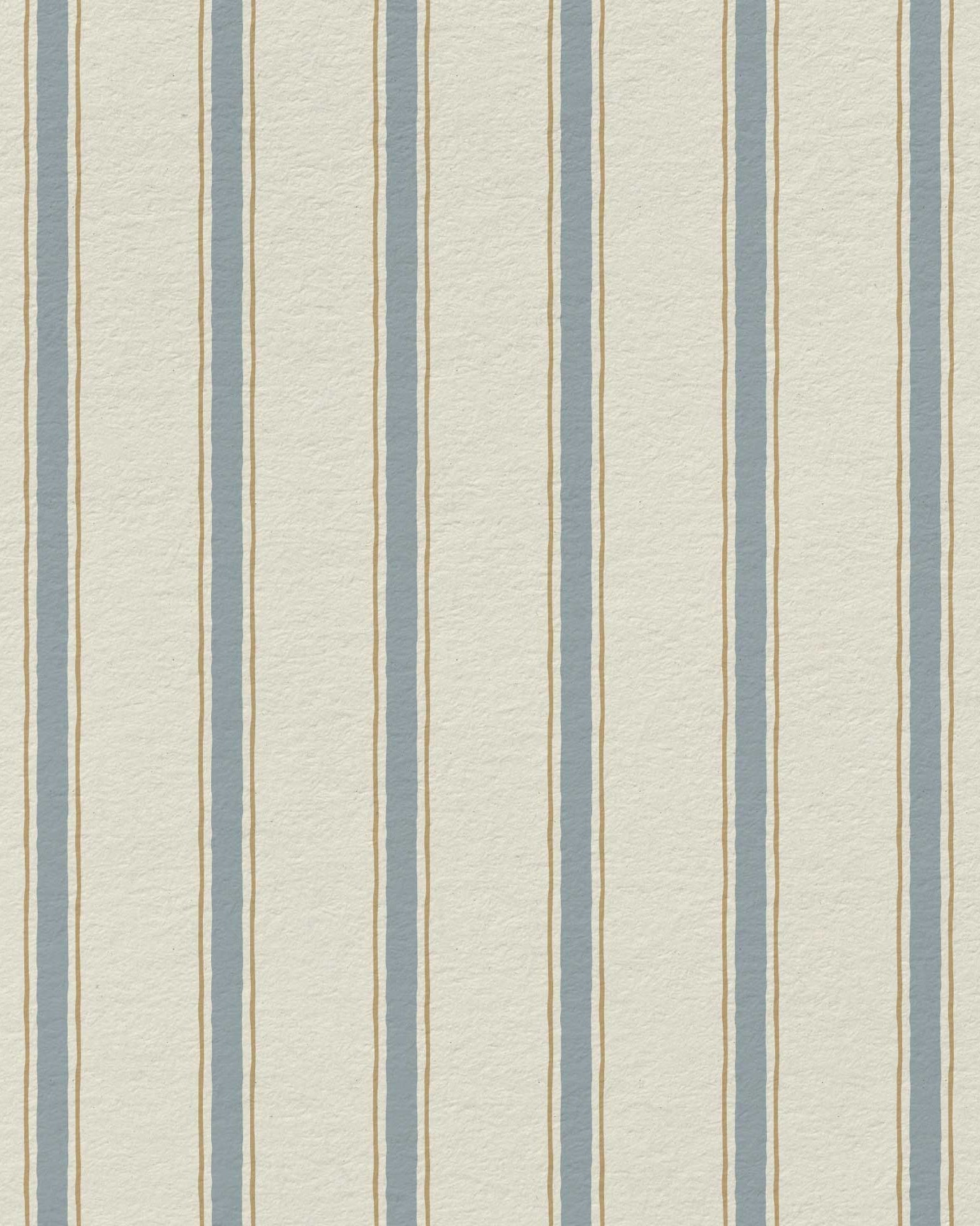 Moulding Line Wallpaper in Dusty Blue - Riverpine