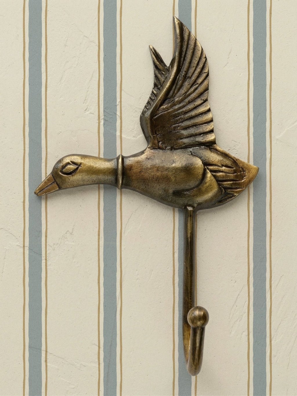 Moulding Line Wallpaper in Dusty Blue - Riverpine