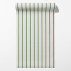 Moulding Line Wallpaper in Soft Sage - Riverpine