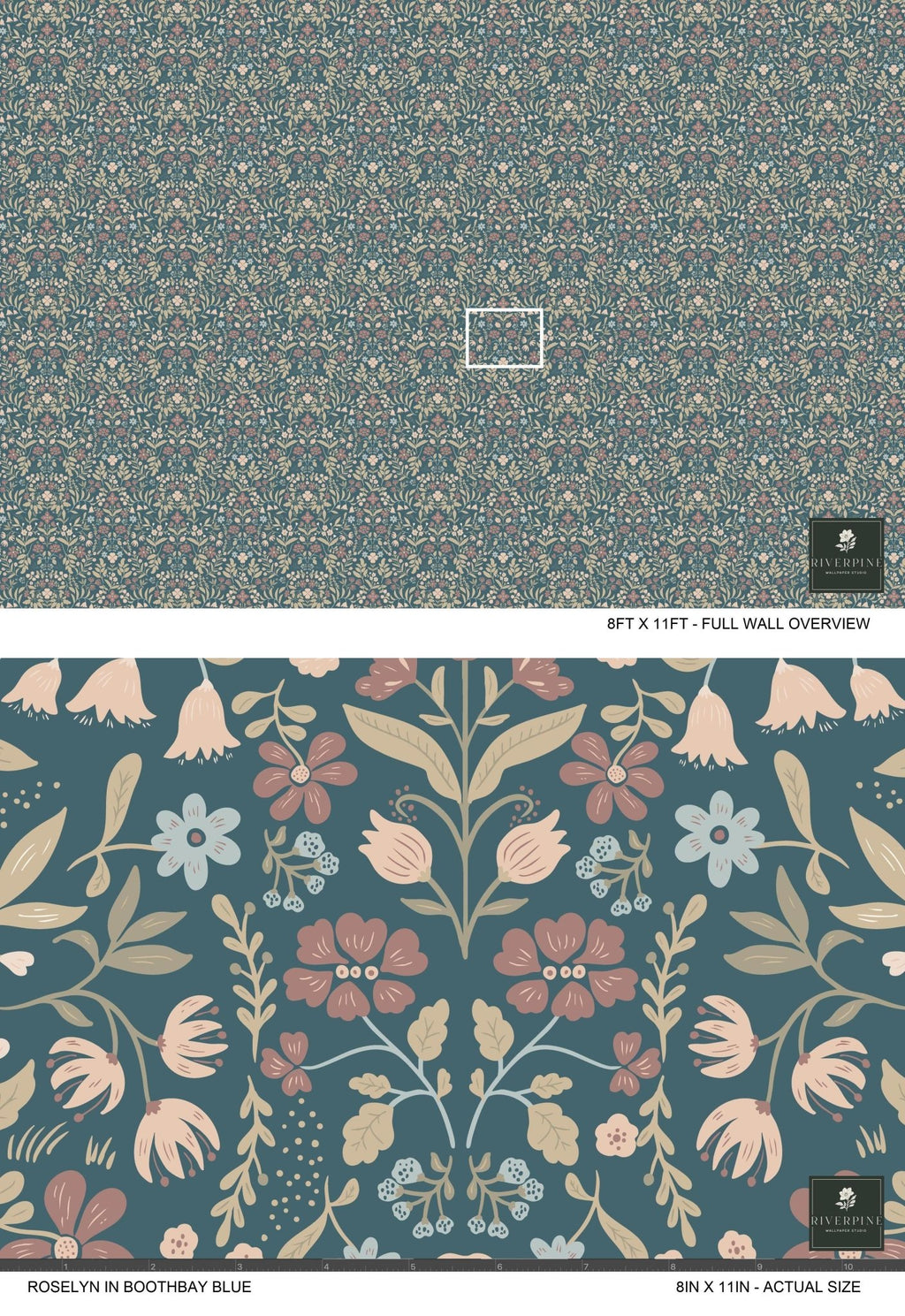 Roselyn in Boothbay Blue - Riverpine