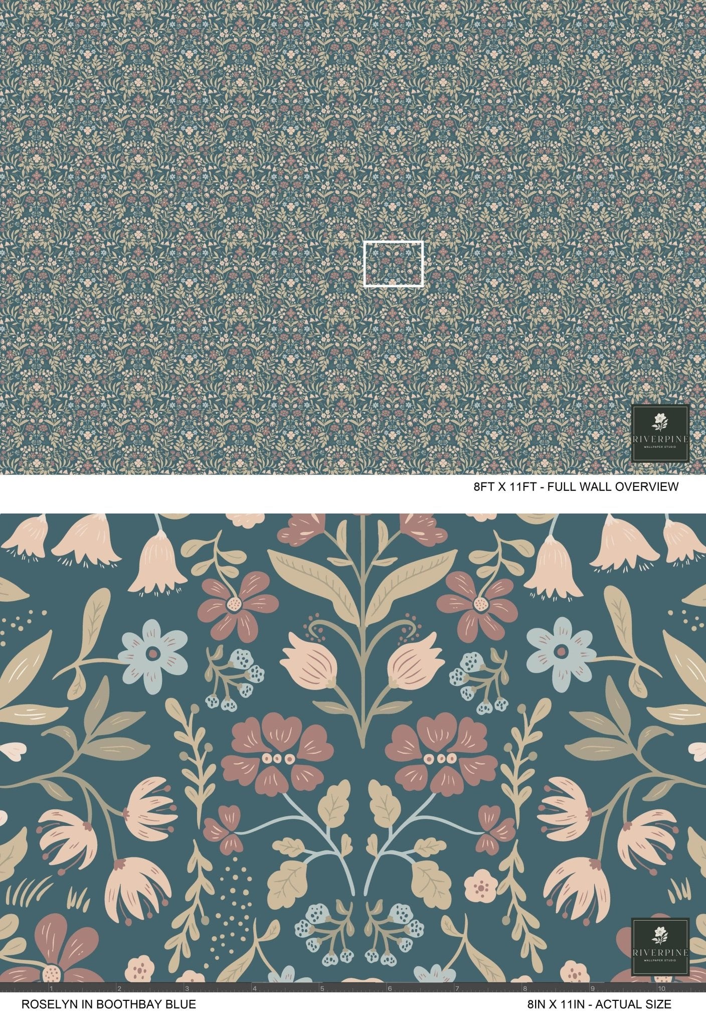 Roselyn in Boothbay Blue - Riverpine