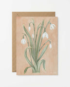 Snowdrop Art Postcard - Riverpine