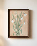 Snowdrop Watercolor Art Print - 5x7 - Riverpine