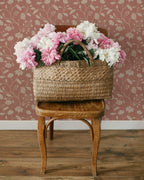 Wild Geranium Wallpaper in Blush Rose - Riverpine