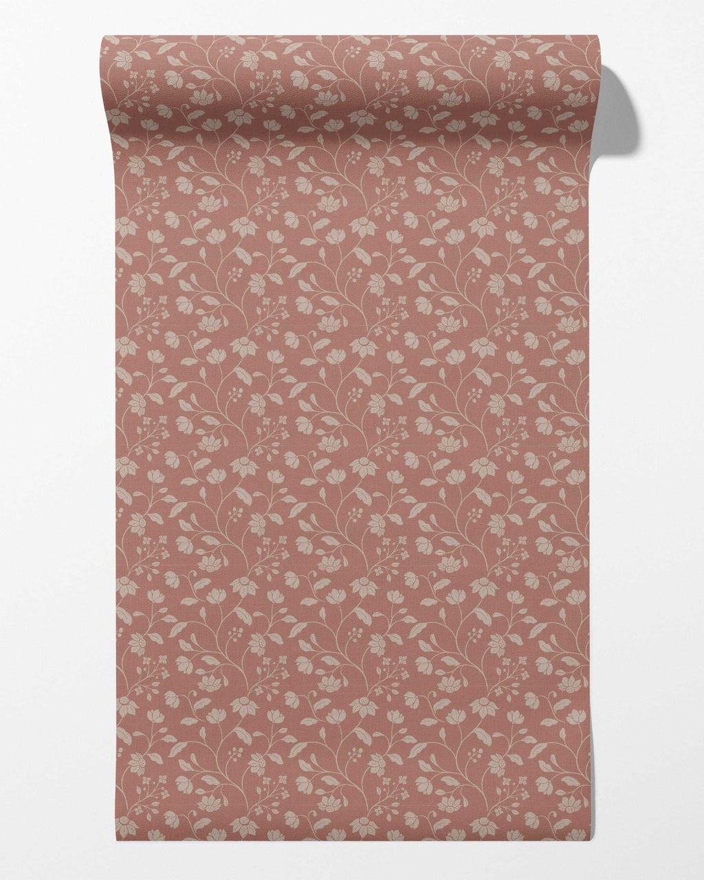 Wild Geranium Wallpaper in Blush Rose - Riverpine
