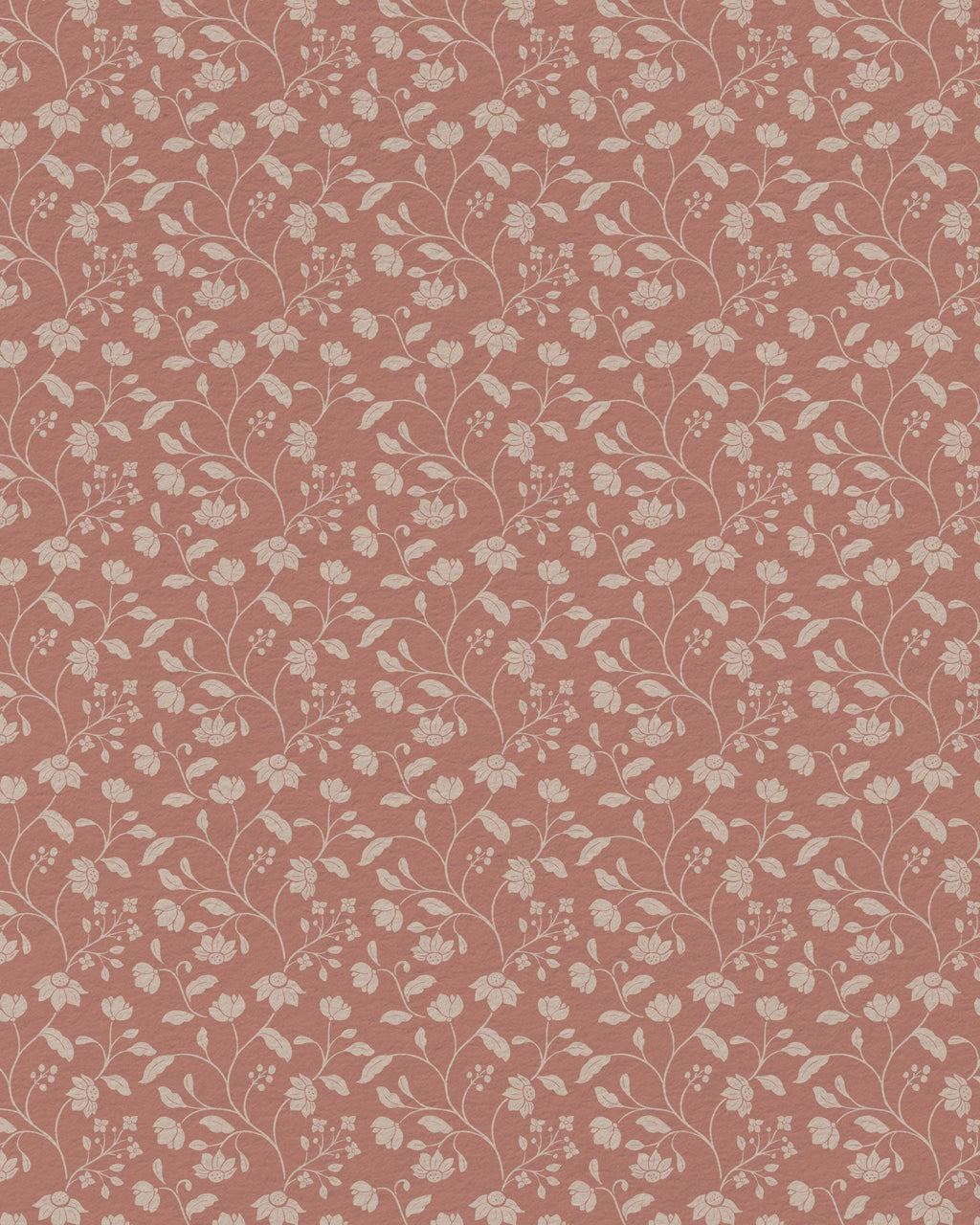 Wild Geranium Wallpaper in Blush Rose - Riverpine