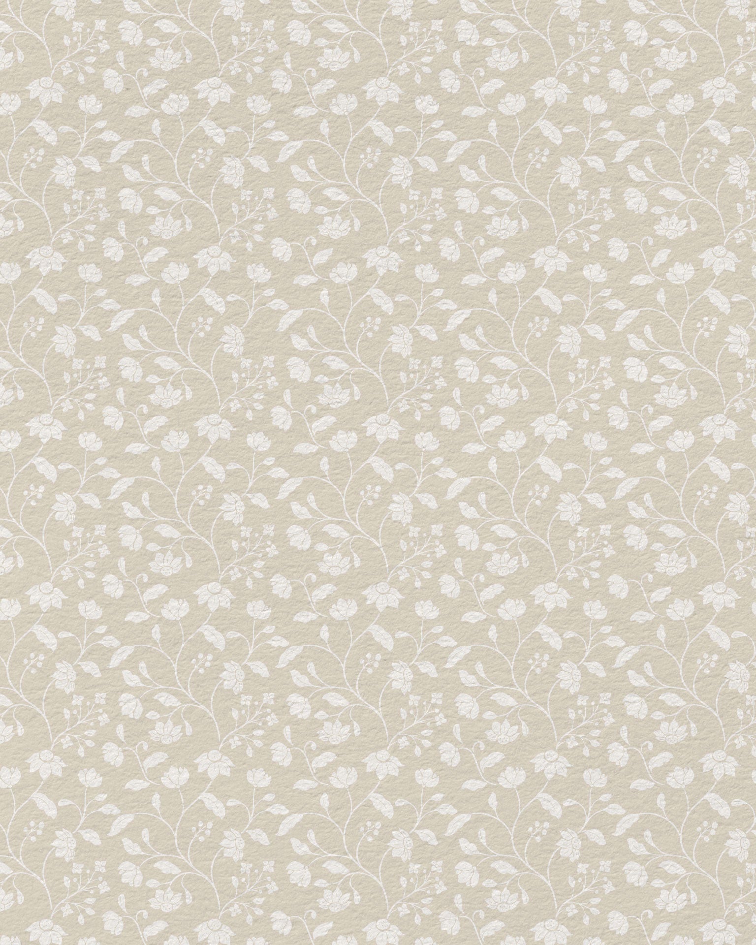 Wild Geranium Wallpaper in Linen Wash - Riverpine