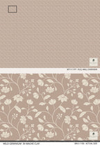 Wild Geranium Wallpaper in Mauve Clay - Riverpine