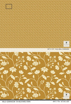 Wild Geranium Wallpaper in Mustard Fern - Riverpine