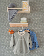 Wild Geranium Wallpaper in Slate Dust - Riverpine