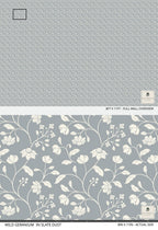 Wild Geranium Wallpaper in Slate Dust - Riverpine
