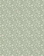 Wild Geranium Wallpaper in Soft Sage - Riverpine